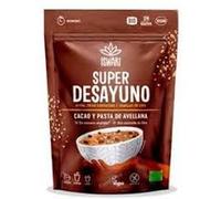Pack 2x360g Super Desayuno Cacao-Avellana | Selección BIO | Certificado Sin Gluten (SG) | Calidad Vegana | Alto Contenido en Magnesio y Proteína Vegetal | Textura Cremosa Instantánea
