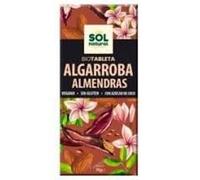 Pack 2x70g Tableta de Algarroba con Almendras | Selección BIO | Alternativa Natural al Chocolate | Sin Gluten (SG) | Sin Teobromina ni Cafeína | Calidad Vegana