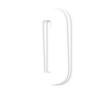 Pack-3 Adhesivos de Número Blackbird 16x7,5 PVC Blanco Blanco