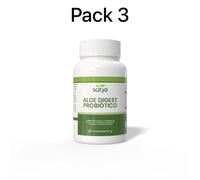 Pack 3 Aloe Digest Próbiotico 100 comprimidos de 1g sotya