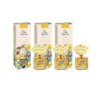 PACK 3 Ambientador Perfumes. Difusor de Flor perfumadas.Difusor de Flor con aroma AMB. FLOR 90ml CANELA VANILLE(PLUS HOME)