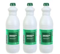 Pack 3 Botellas de Amoniaco con detergente - Limpieza Profunda - 3 x 1,5 Litros