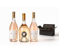 Pack 3 Botellas Rosado Premium Côtes de Provence - 2 Whispering Angel + 1 Miraval - Vino Rosé Francés AOC - Edición Especial