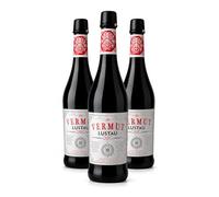 Pack 3 Botellas Vermut Lustau Rojo Premium - Vermouth Artesanal de Jerez - Selección de Botánicos y Especias - Ideal para Aperitivos y Regalo -MYSECRETWINE-