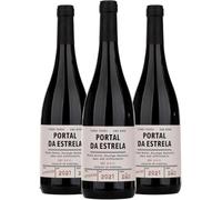 Pack 3 botellas Vino Tinto DOC Dão Portal da Estrela 75 cl - Paquete de 3 x 750 ml