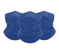 Pack 3 Bragas de Cuello Multifuncional para Hombre y Mujer - Azul
