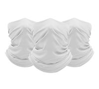 Pack 3 Bragas de Cuello Multifuncional para Hombre y Mujer - Blanco