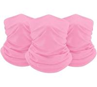 Pack 3 Bragas de Cuello Multifuncional para Hombre y Mujer - Rosa