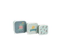 Pack 3 Cajas de almuerzo y merienda Cocodrilo