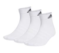 adidas Unisex adulto Cushioned Sportswear Ankle Socks 3 Pairs, White / Black, 8.5-10