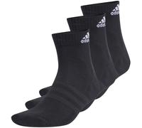 adidas Unisex adulto Cushioned Sportswear Ankle Socks 3 Pairs, Black / White, 13-14.5