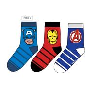 Pack 3 calcetines AVENGERS VENGADORES azul - 27/30 infantiles