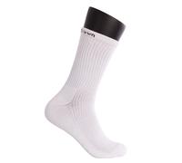 Black Crown - Pack Calcetines Alto - 70% Poliéster, 28% Algodón, 2% Elastano - Set de 3 pares - Blanco. (Pack Calcetines Alto, FR/ES, Números, 43, 46, Regular, Alto)