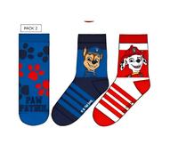 Pack 3 calcetines Chase y Marshall azul 31/34 infantiles PAW PATROL PATRULLA CANINA