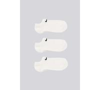 Pack 3 Calcetines Invisibles Nike Lightwear - Blancos talla M