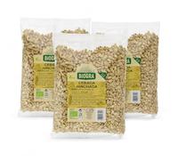 Pack 3 Cebada Hinchada sin Azúcar y sin Miel Bio 125 g, 375 g total, cereal ecológico inflado, 100% cebada, ideal para desayuno, yogur y recetas, textura crujiente