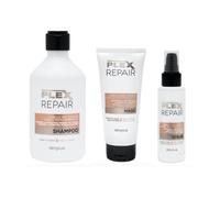 Pack 3 - Champú 400 - Mascarilla 200 - Serum 100 Plex Repair con argán y jojoba. Deliplus (Paquete 3 Unidades)