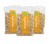 Pack 3 Espelta Inflada EcoBasics Bio 100 g, Cereal Ecológico Ligero y Crujiente para Desayunos, Yogures, Bebidas Vegetales, Bowls y Repostería, Total 300 g