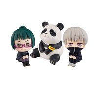 Pack 3 figuras megahouse look up jujutsu kaisen maki toge panda gift set