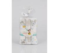 Pack 3 gasas / muselinas Mickey para bebé Interbaby MK018