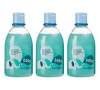 Pack 3 Gel de baño hidratante bebé - La Chinata - Cuida la piel sensible - Con extracto de Aloe Vera y AOVE - Ideal para uso diario - Sin parabenos - Hipoalergénico - Apto para recién nacidos - 250ml