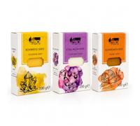 Pack 3 Jabones Cosméticos 100 g | Jabón de Azufre, Colágeno y Baba de Caracol | Set de Limpieza Facial y Corporal | Jabones para Rutina de Cuidado Diario | Uso Externo