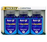 Pack 3 L-Carnitina Nutri-DX Ynsa diet 400 mg, 180 cápsulas en total, L-carnitina tartrato en cápsulas, formato ahorro para rutina deportiva diaria y entrenamiento