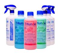 Pack 3 Litros de Detergente Concentrado Aromas SPA, Pink Love y Eucalipto + 3 Botellas pulverizadoras - Detergente Concentrado Tensoactivo y Multiusos