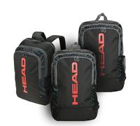 PACK 3 MOCHILAS HEAD BASE Backpack 17L Negro/Rojo