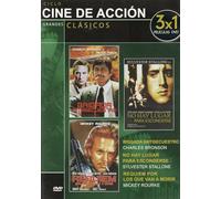 Pack 3 Películas: Brigada Antisecuestro, No Hay Lugar para Esconderse y Requiem Por Los Que Van a Morir DVD Edición Slin, Ciclo Cine de Acción
