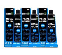 Pack 3 Pulimento Abrillantador Metal limpiador Pulidor y Limpiador de Oxido y Metales para Acero Inoxidable Aluminio Cromados Cobre Laton Automocion Facil Aplicacion Alto Rendimiento 100 ml GUBOSA