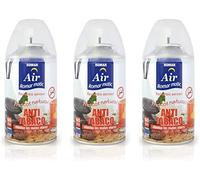 Pack 3 Recambios Aerosol Ambientador Spray Frescor Natural para Difusores y Manual, Esencia para hogar con Aroma Anti Tabaco 250 ml