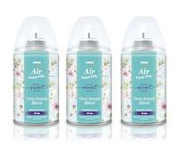 Pack 3 Recambios Aerosol Ambientador Spray Frescor Natural para Difusores y Manual, Esencia para hogar con Aroma Flor de Cerezo & Musco 250 ml