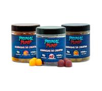 Pack 3 Sabores Frambuesa, Naranja & Mango Maracuyá Gominolas de Creatina Monohidratada 4.5g | Rendimiento, Energía y Sabor en Cada Dosis | Sin Azúcar, Vegano y Sin Gluten | Impulso Cognitivo
