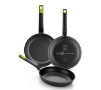 Pack 3 Sartenes Bra Gastro A841202/ Ø20cm/ Ø24cm/ Ø28cm/ Apta para Inducción