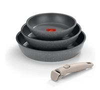 Monix One Click Pietra | Set 3 sartenes apilables, 20-24-26 cm