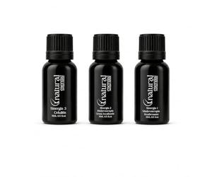 Pack 3 Sinergias Aceites Esenciales para Maderoterapia, Reafirmante, Anticelulítico, Aromaterapia (15 ml, Sinergia 3)