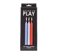 Pack 3 Velas S/M Roja, Azul y Blanca