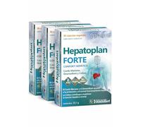 Pack 3 x Hepatoplan Forte Zentrum Ynsa diet 30 cápsulas vegetales (90 cápsulas) con cardo mariano, desmodium, colina, ácido alfa lipoico y vitamina C para el hígado