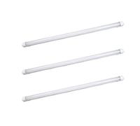 Pack 3 x Tubo Led 120cm 18W - Luz Cálida 3000/3500k - 1800 Lm - SMD 2835, IP44 - CRI 80 en Aluminio y Casquillo T8 Rotativo