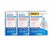 Pack 3x Active Fermentum Inmunidad 30 Cápsulas | 3 Envases de 30 Cápsulas (Total 90 Cápsulas) | Complemento Alimenticio en Cápsulas | Formato Ahorro