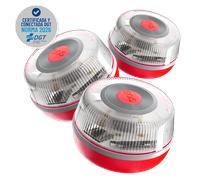 Pack 3x Baliza GEOBALIZA IoT V16 + Conectada y Certificada DGT