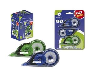 Pack 3x Bismark Cinta correctora 5mm x 12m