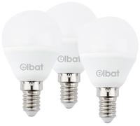 Pack 3x Bombillas LED E14 G45 6W 6000K 500Lm - ELBAT