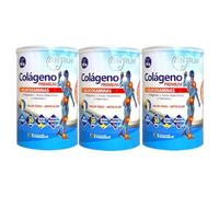 Pack 3x Colágeno Premium Hidrolizado 360 g | 3 Envases de 360 g (Total 1080 g) | Colágeno en Polvo de Fácil Disolución | Sabor Neutro | Formato Ahorro