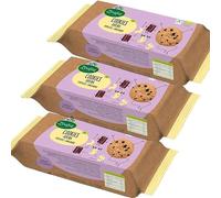 Pack 3x Cookies de Avena con Chocolate y Anacardos Bio 130g | Zealia | Galletas Ecológicas Sin Gluten | Apto para Celíacos