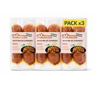 Pack 3x “Esto no es Chorizo” Dulce Vegano Ahimsa Bio 230 g | 3 Envases de 230 g (Total 690 g) Total 6 chorizos | Alternativa Vegetal Tipo Chorizo | Sabor Suave