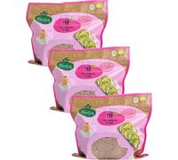 Pack 3x Pan Integral de Trigo Sarraceno Sin Gluten Bio 330g | Ecológico y Alto en Fibra | Apto para Celíacos | Sin Lactosa ni Conservantes