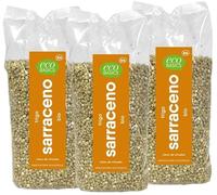 Pack 3x Trigo Sarraceno EcoBasics Bio 500 g | 3 Bolsas de 500 g (Total 1,5 kg) | Grano de Trigo Sarraceno Ecológico | Ideal para Recetas y Cocina