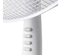 Pack: 3x Ventilador Dunlop de pie con 3 velocidades blanco (40 cm)